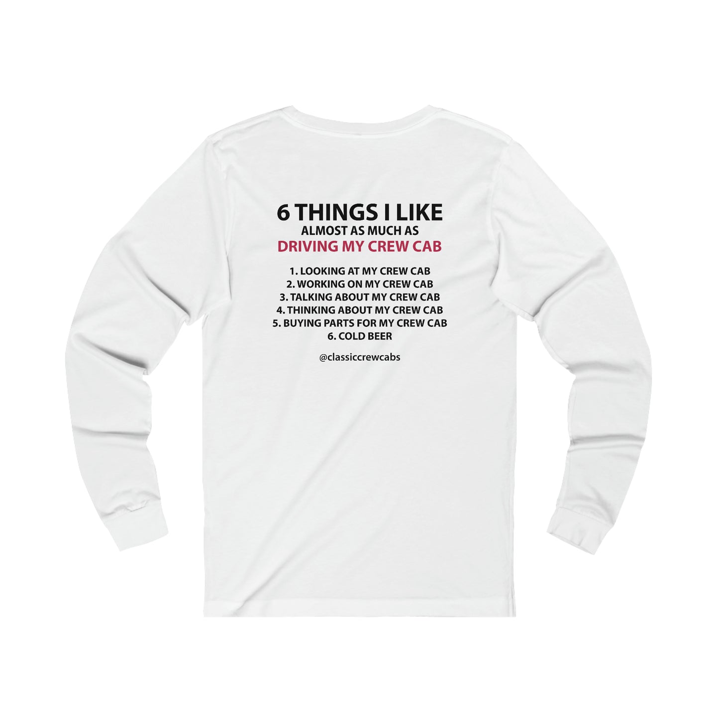 "6 Things I Like" Ford Bumpside - Long Sleeve Tee