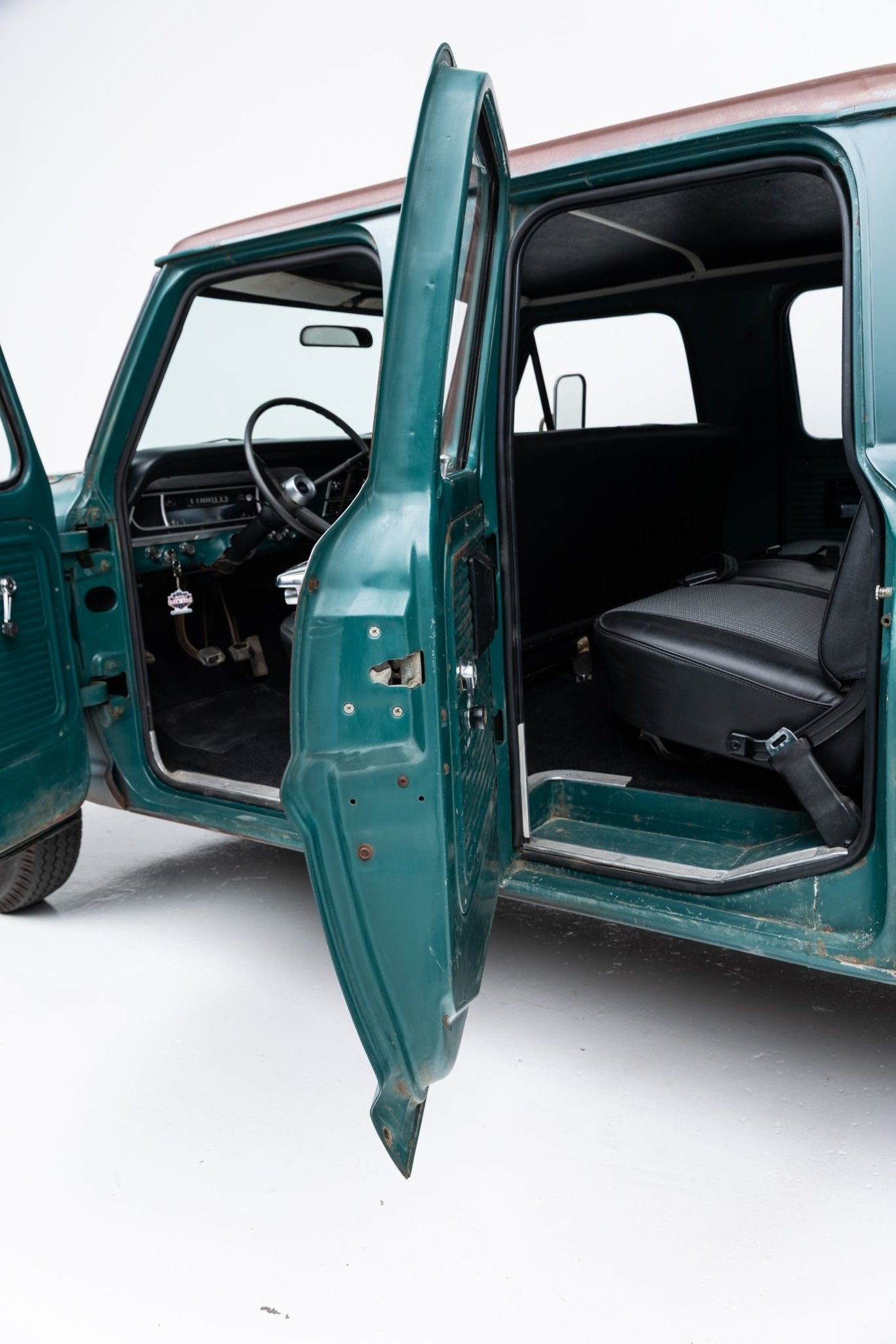 2 piece headliner for Ford Bumpside Crew Cab truck. 1967-1972