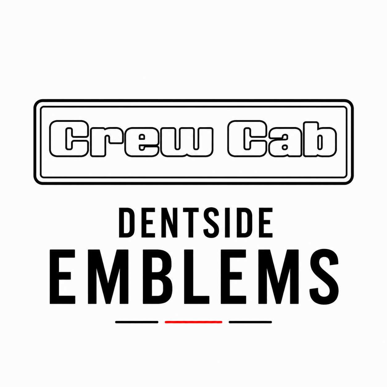 1973–1979 Ford Dentside emblems and Crew Cab fender badges