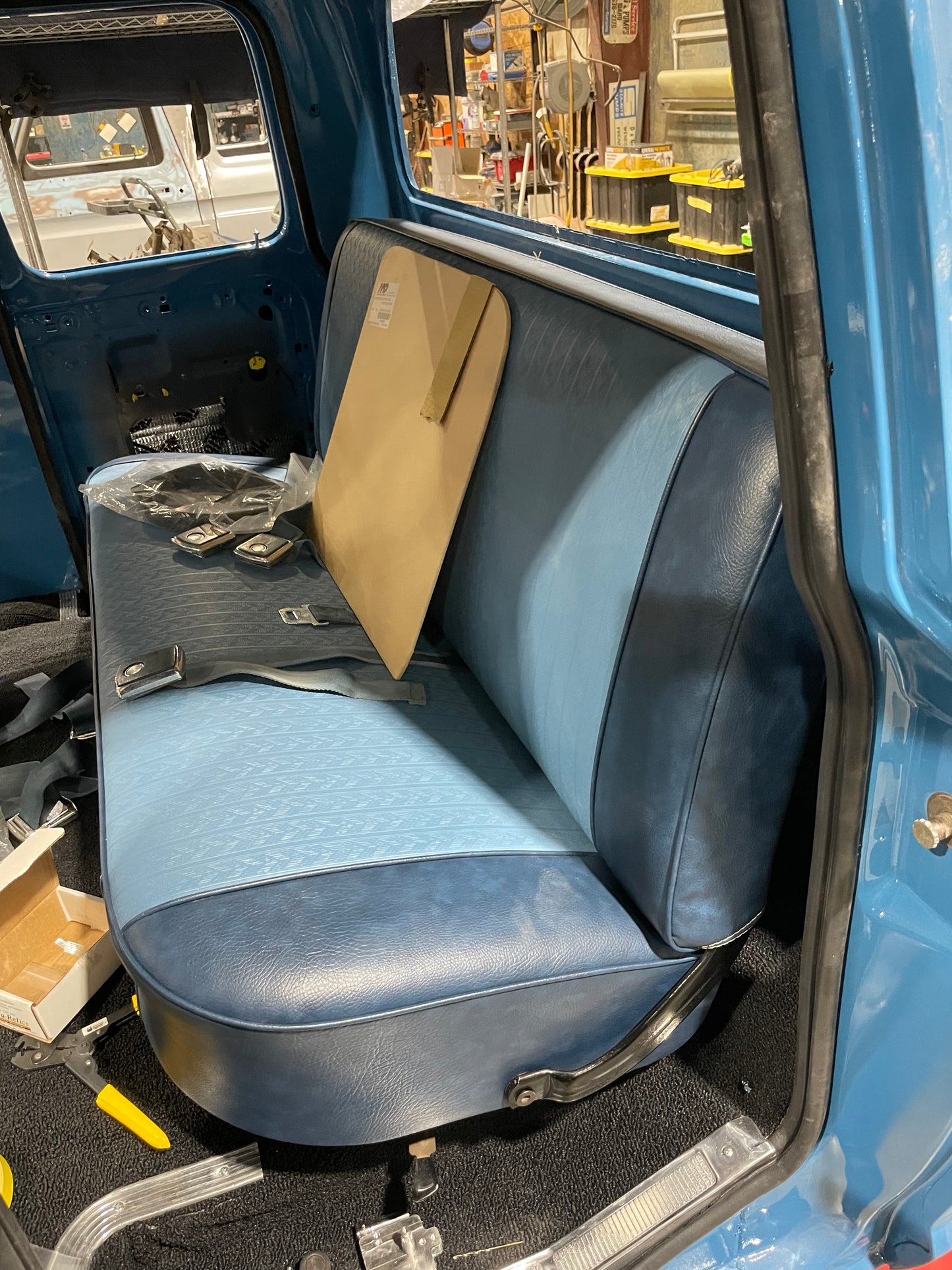 1972 Ford F-250 Crew Cab Short Bed 4X4 Super Stock Build Bahama Blue