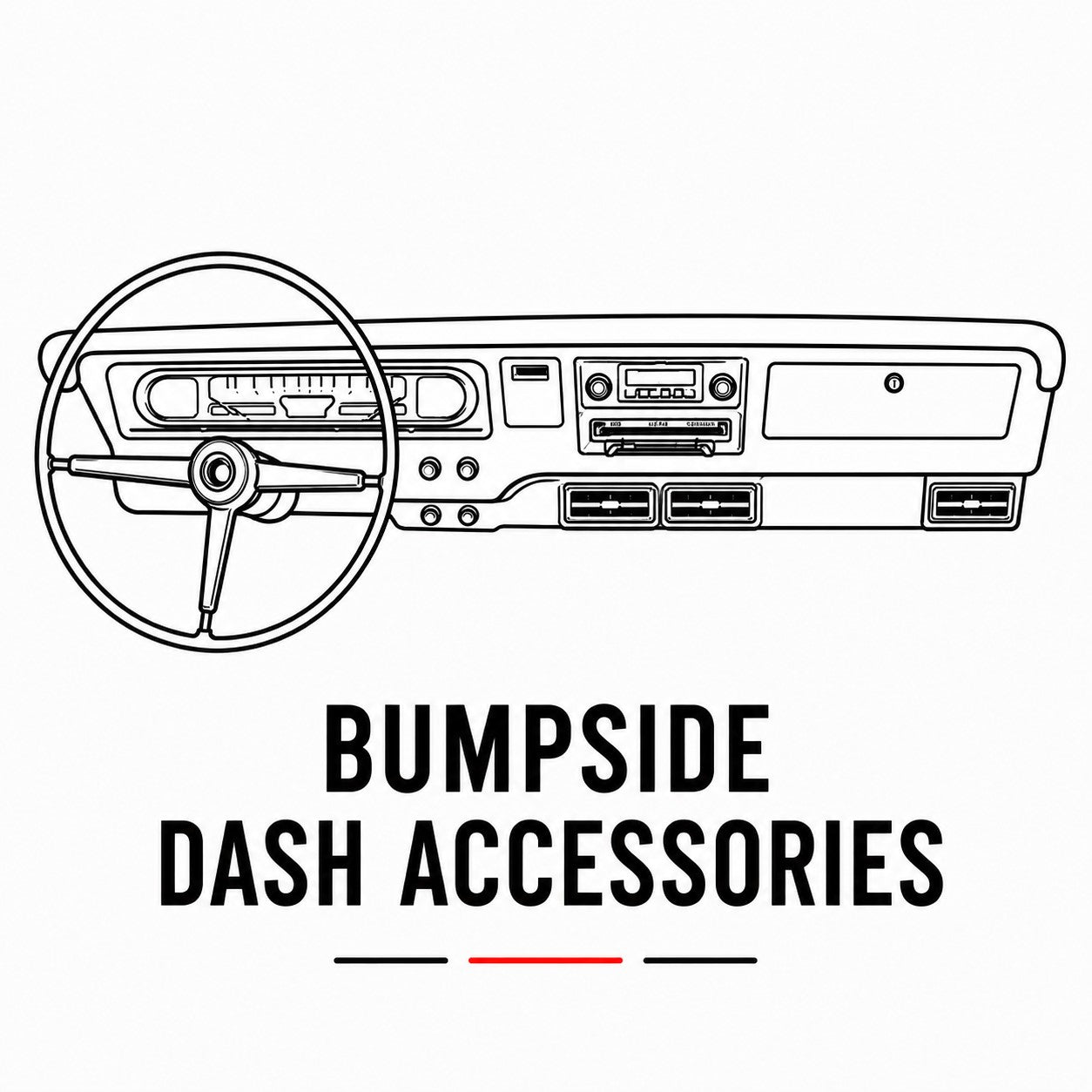 1967–1972 Ford Bumpside dash accessories and restoration parts