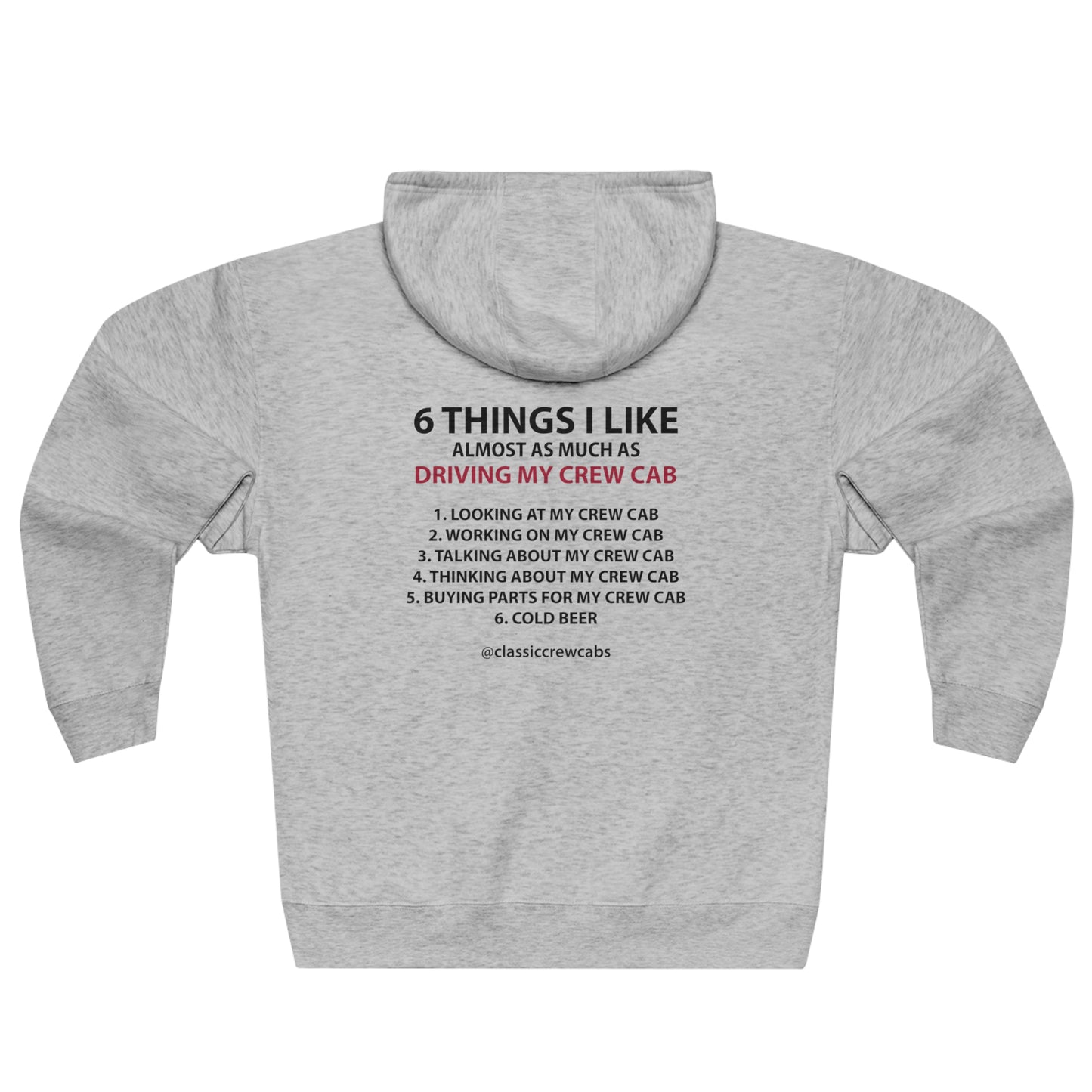 "6 Things I Like" - Ford Bumpside - Full Zip Hoodie