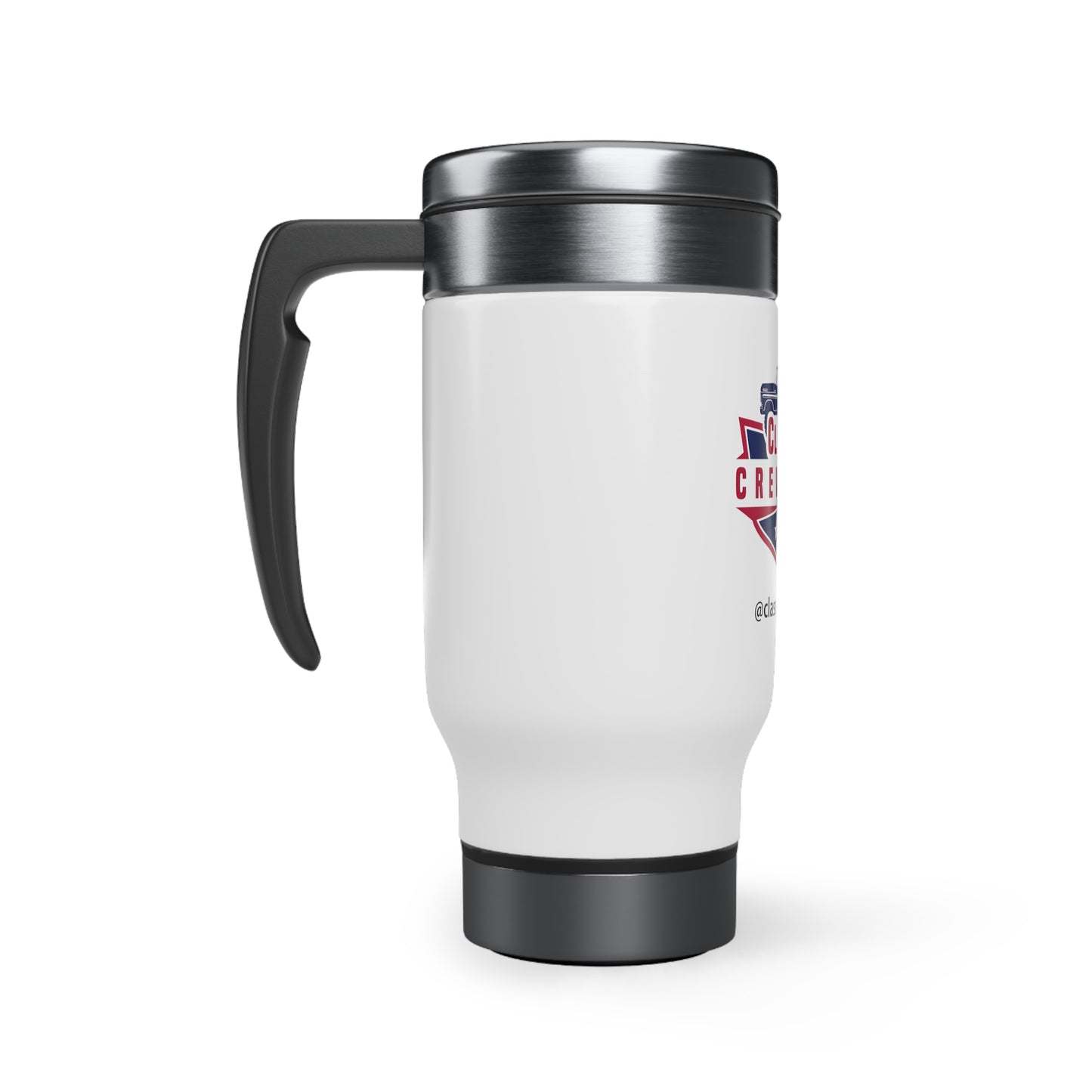 Ford Bumpside Stainless Steel Travel Mug with Handle, 14oz