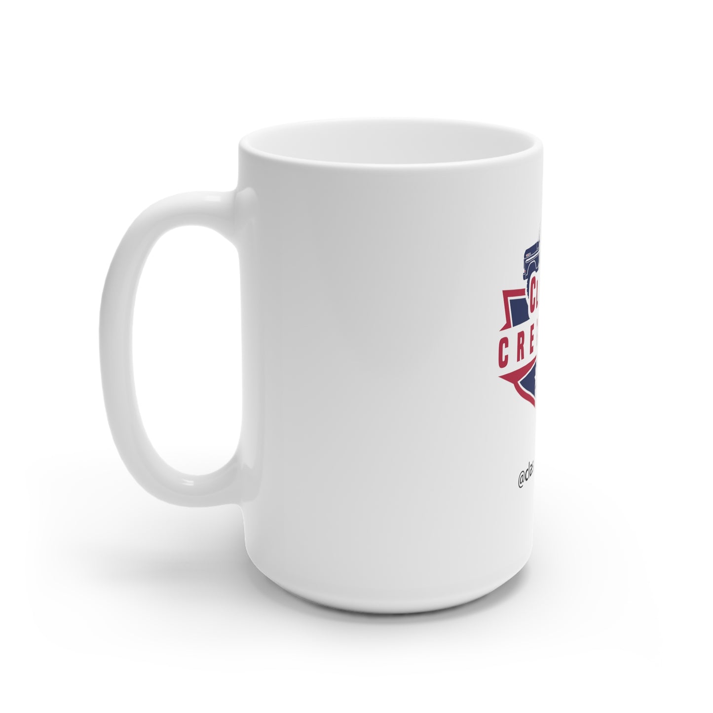 Ford Bumpside White Ceramic Mug, 11oz and 15oz