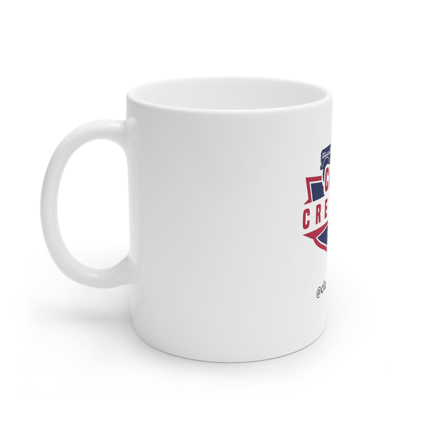 Ford Bumpside White Ceramic Mug, 11oz and 15oz